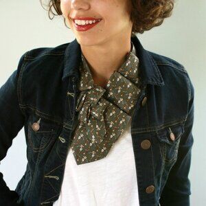 Ogsplosh Women's Golf Ascot Scarf Olive Green Size Long